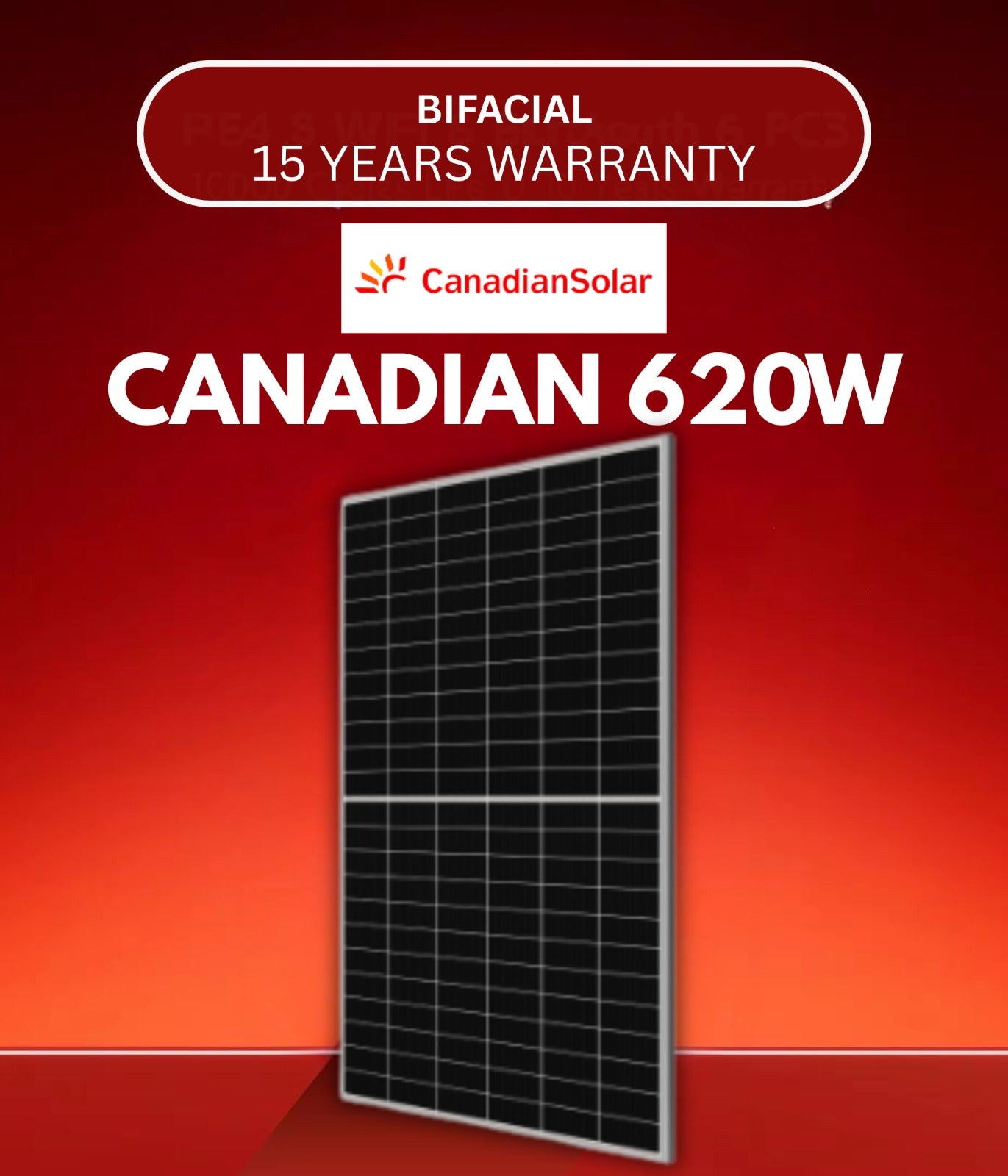 Canadian Solar 620W N-Type BiFacial Panel