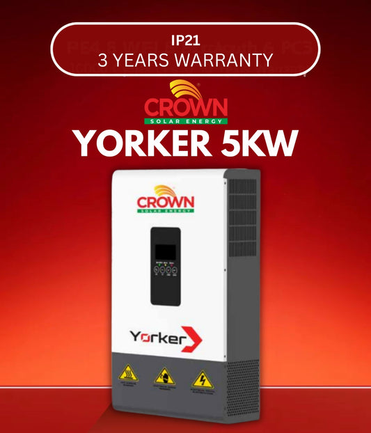 Crown Yorker 5 kW Off-Grid Solar Inverter – Single Phase | IP20