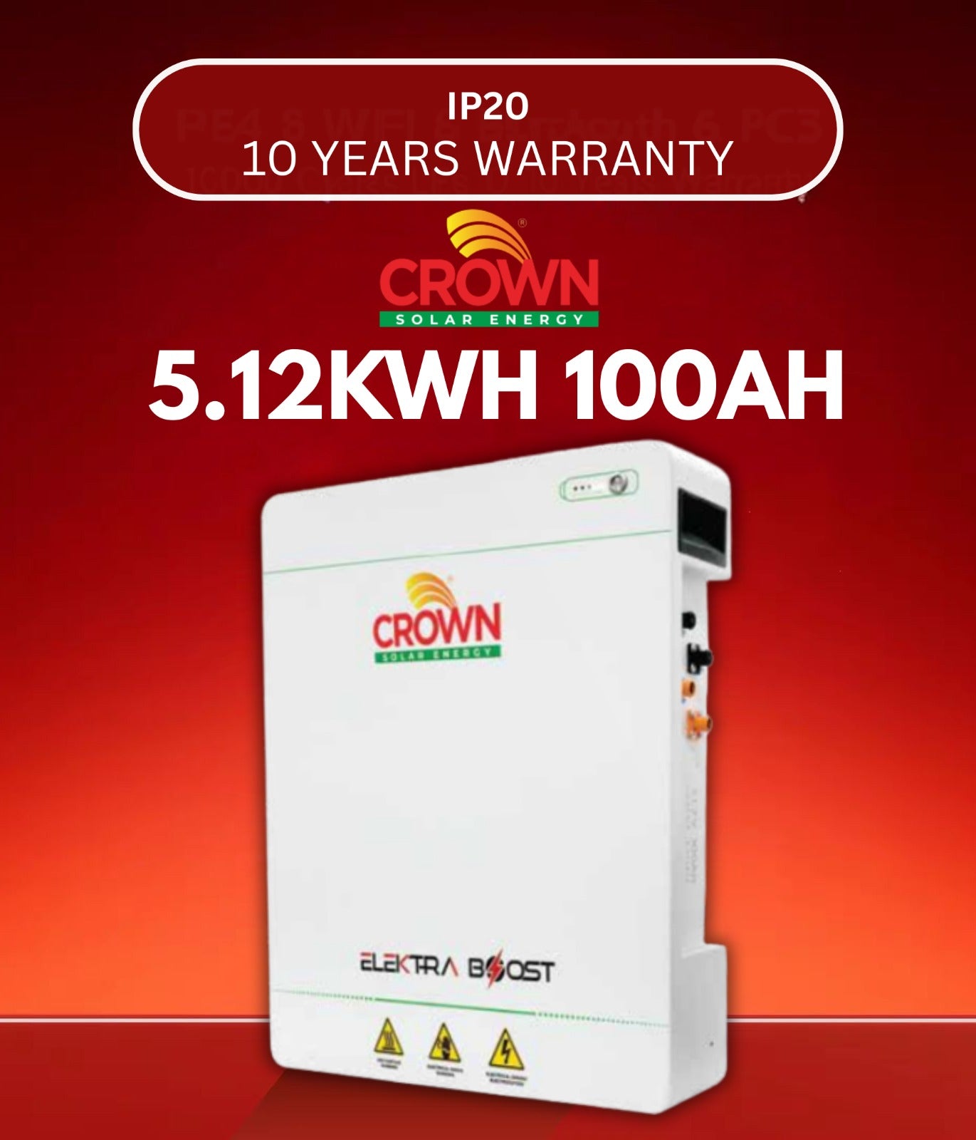 Crown Elektra Boost Battery 51.2V 100Ah