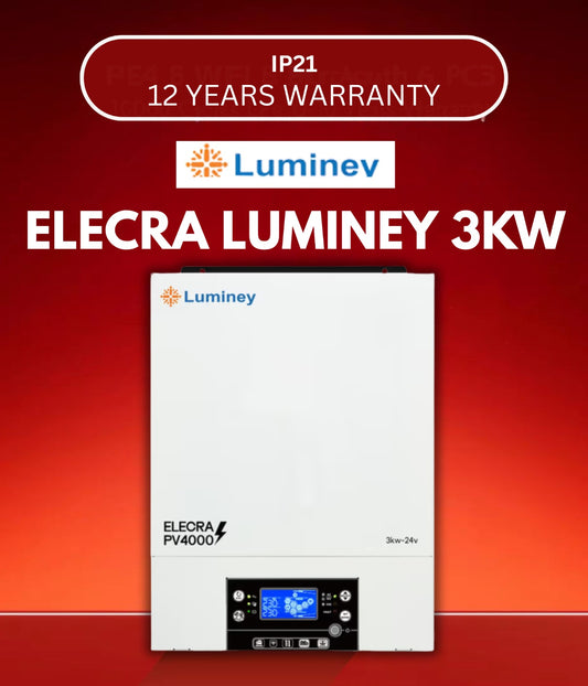 ELECRA LUMINEY 3KW 24V HYBRID SOLAR INVERTER